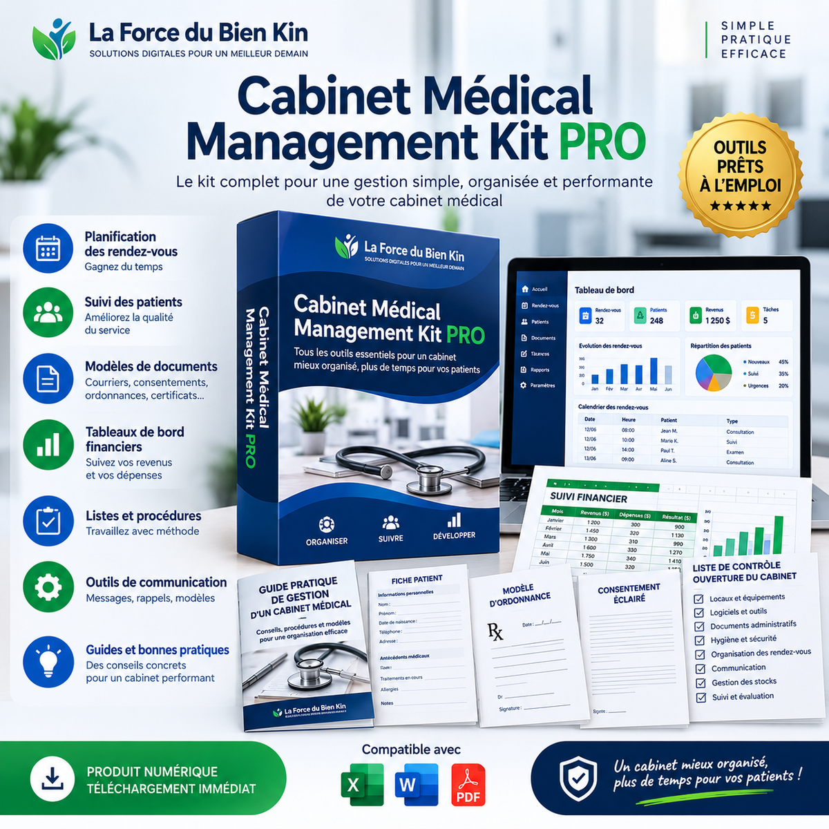 Cabinet Médical Management Kit PRO